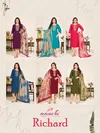 Richard By Aanchi Roman Silk Kurti With Bottom Dupatta Wholesale Shop In Surat